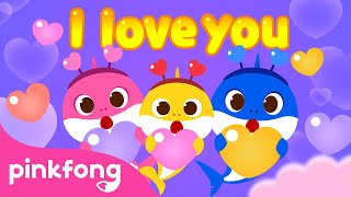 Valentines Day Sharks❤️  Baby Shark Valentine  Best Kids Songs  Pinkfong Songs for Children [upl. by Avah850]