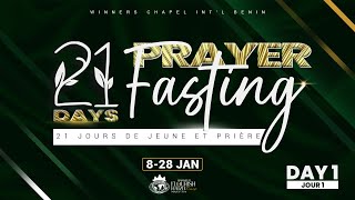 DAY 1 ANNUAL 21 DAYS OF PRAYER amp FASTING  8 JANUARY 2024  WINNERS CHAPEL INTL BENIN [upl. by Thedric]