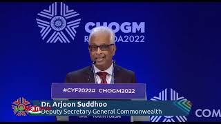 Dr Arjoon Suddhoo speech at the Commonwealth Youth Forum [upl. by Jago637]