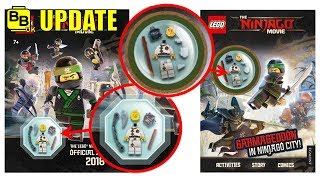 LEGO 2017 NINJAGO MOVIE EXCLUSIVE BOOK MINIFIGURES REVEALED [upl. by Drusilla612]