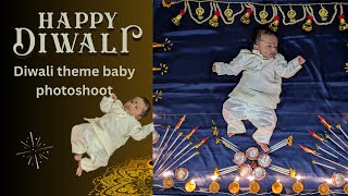 Diwali theme baby decoration [upl. by Ahsiekyt]