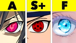 Anime Eyes Ranked By Real Life Usefulness [upl. by Ineslta248]