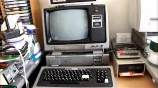 TRS80 Model 1 vintage computer set up and boot up  part 1 [upl. by Hakvir]