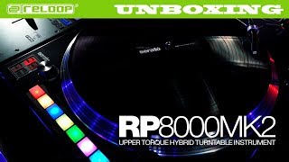 Reloop RP8000 MK2 Turntable DJ  Unboxing [upl. by Rodrique579]