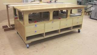 Outfeed Assembly Table Part 5 Completing the Project [upl. by Hailat]