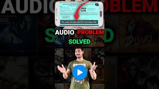 😱Mx Player EAC3 Audio Format Not Supported  100 Fix Problem Solve ✅ Shorts [upl. by Oniluap]