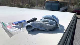 Sealing my RV Roof with Dicor Lap Sealant [upl. by Phelgon877]