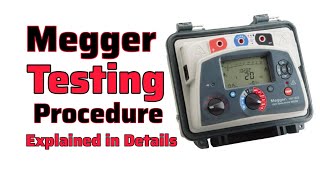 Megger Testing Procedure  How does the Megger test perform [upl. by Sinnej]