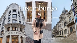 DailyVlog  Luxemburgo 🇱🇺 conhecemos outro país bate e volta com amigos comprinhas [upl. by Ayikur538]