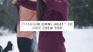 Women’s Titanium OmniHeat 3D™ Knit Crew Top [upl. by Adal]