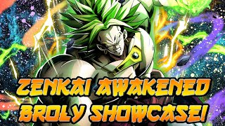 Absolute MONSTER Zenkai Awakened Broly Showcase  Dragon Ball Legends PvP [upl. by Warthman]