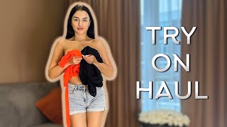 4K NEW TRANSPARENT DRESS  TRY ON HAUL with Emily Noir [upl. by Alejandra]