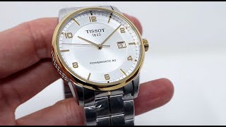 UNBOXING 2020 TISSOT LUXURY POWERMATIC 80 TWOTONE T0864071104700 [upl. by Euqinemod]