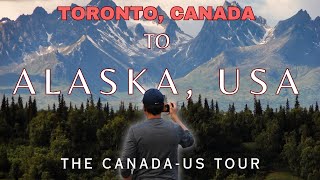 Finally the Most Epic Adventure Tour Starts 🇨🇦 🇺🇸 Toronto Canada to Alaska  USA [upl. by Enyaht]