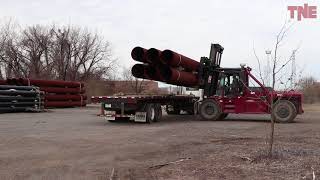 Taylor T520M Forklift in Action [upl. by Hawkins]