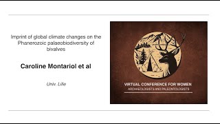Imprint of climate changes on bivalves Phanerozoic palaeobiodiversity Coraline MONTARIOL et al [upl. by Calandria629]