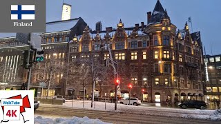 Walking in HELSINKI Finland Winter 2023 [upl. by Aiek322]