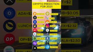 Best Crypto prediction for 2025 cryptocurrency [upl. by Nimrahc711]