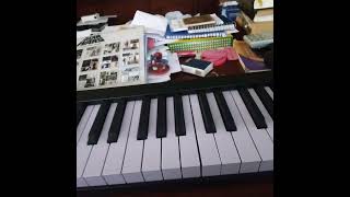 How to play Folgers coffee jingle tutorial on pianokeyboard the melody right hand follow along2ways [upl. by Lafleur19]