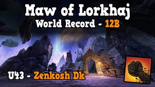 vMoL World Record  Zen Alkosh Stam Dk  Eso U43  12B [upl. by Ogeid]