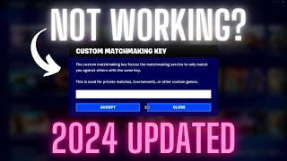 Custom Matchmaking Not Working  Heres a Fix in Chapter 5 [upl. by Kaz]