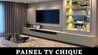 77 Modelos de Painel TV CHIQUE com Toque de LUXO na Decoração em 2022 [upl. by Thill]