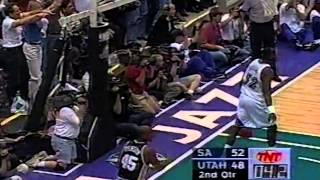 Jazz vs Spurs 1998 NBA Playoffs WCSF Game 2 OT Thriller [upl. by Hairahcaz]