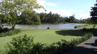 Mauritius Constance Belle Mare Plage Villas Belle Mare DEau Douce Osten Golfplatz Bilder 18 Loch [upl. by Ezarras]