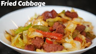 How To Make The Most Delicious Fried Cabbage Ever Southern Fried Cabbage Recipe [upl. by Odama]