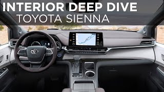 2021 Toyota Sienna  Interior Deep Dive  Drivingca [upl. by Filiano]