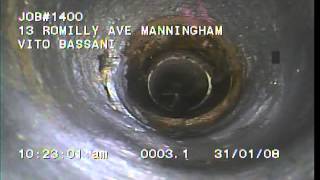 SA Pipe Relining Job Example 100mm Internal Sewer Drain [upl. by Andie]