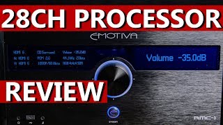 Emotiva RMC1 Review  28ch Dolby Atmos and DTSX Processor [upl. by Refenej691]