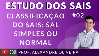 Estudo dos Sais Sal simples ou normal reação de neutralização completa ou total [upl. by Animrac]