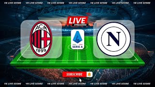 AC Milan vs Napoli 🔴Live Match Today⚽🎬 [upl. by Phila]