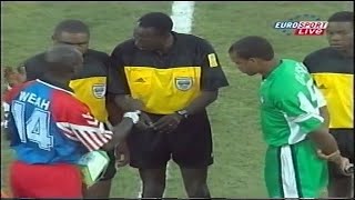 Nigeria vs Liberia Mali 2002 AFCON  Extended Highlights [upl. by Gnanmas82]