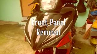 How to Remove Front panel fairing of Sniper150 [upl. by Zelle]