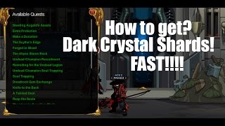 AQW  How to get Dark Crystal Shards pretty fast [upl. by Nithsa315]