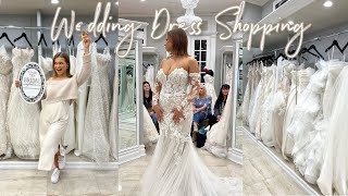 WEDDING DRESS SHOPPING VLOGMAS DAY 2 💍 [upl. by Nayt]