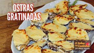 PRATO Receita de ostras gratinadas [upl. by Matthews]