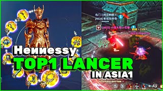 TOP1 GLOBAL LANCER TED IS BACK IN ASIA1  A1 TOBD4F  FF VS HOF  MIR4 [upl. by Hay89]