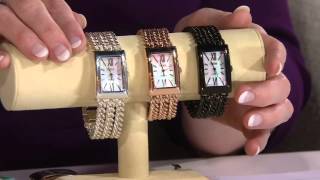 Ecclissi Sterling Silver MultiStrand Bracelet Watch on QVC [upl. by Geirk]