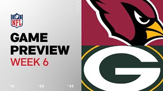 Arizona Cardinals vs Green Bay Packers  2024 Week 6 Game Preview [upl. by Kcirrag]