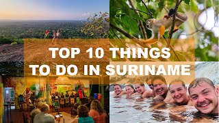 Top 10 Things To Do In Suriname  Orange Travel [upl. by Callan]