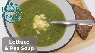 Quick and easy Lettuce Soup  vegan oil free [upl. by Fin]