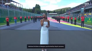 THE NATIONAL ANTHEM OF BELGIUM  FORMULA 1 2024 BELGIAN GRAND PRIX [upl. by Keil743]