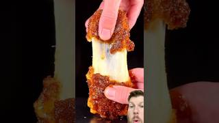 Fried Cheese Bar 🧀glaze crispy stretch crunchy cheesestick mozzarella [upl. by Arlin]