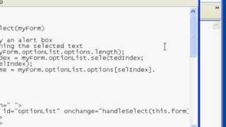 JavaScript Handling the HTML SELECT onchange event Part 2 of 2 [upl. by Branen]