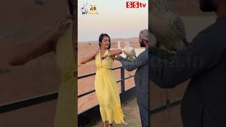 Arathi Padubidri photoshoot at Dubai deserts🤩 sandalwoodnews kannadastartv entertainmentsstvlov [upl. by Icyak]