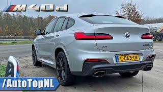 BMW X4 G02 M40d  REVIEW on AUTOBAHN by AutoTopNL [upl. by Mailliw]