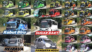 Mobil Bus Telolet Kabut Biru Flamboyan Tuan Muda Prabu Sugar Baby Reizava Celesstia Pamor [upl. by Llednohs34]